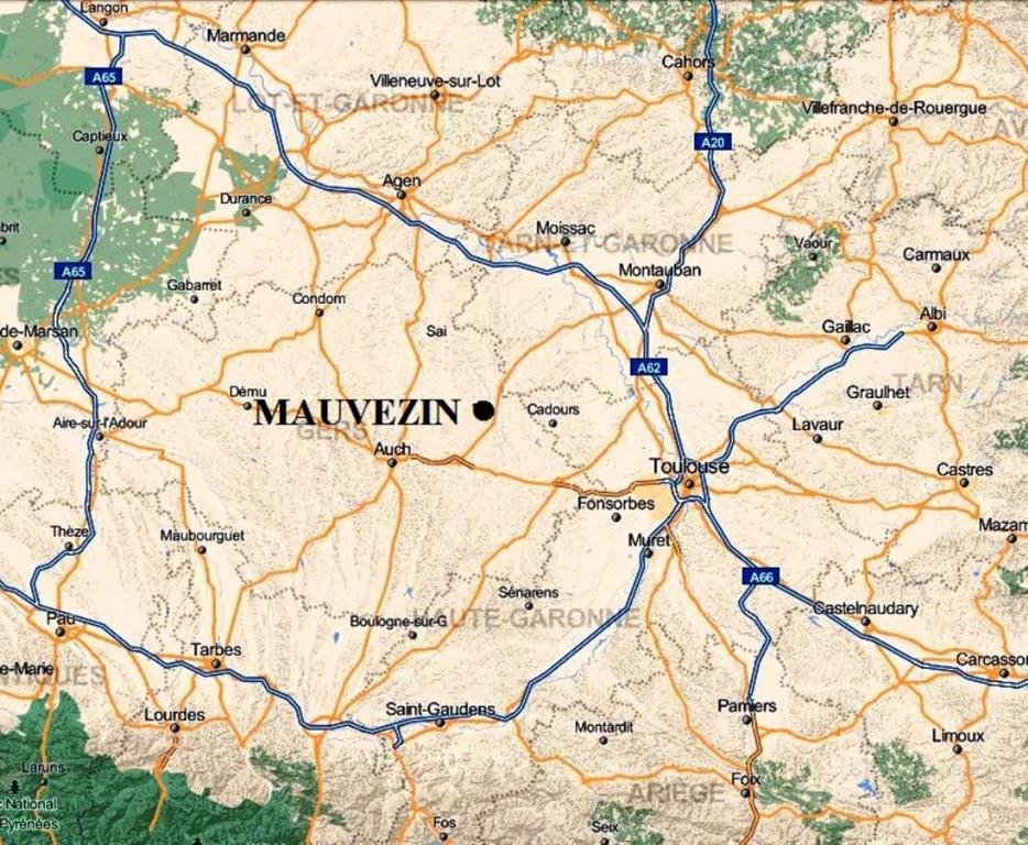 Vvf Gers Gascogne Hotel Mauvezin  Buitenkant foto